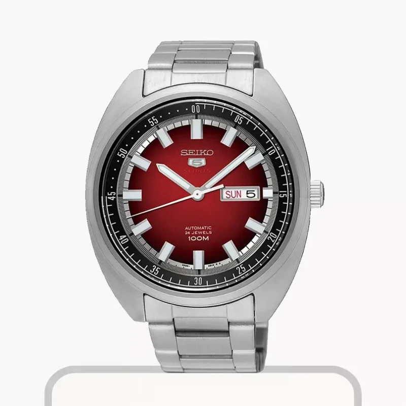 Seiko 5 Sports Turtle Automatic Red Dial Men’s Watch | SRPB17k1